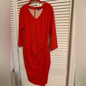 #1 Red dress makes you look one size smaller